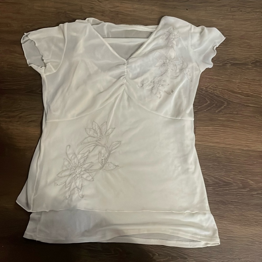 Rory Gilmore 2000s beaded blouse